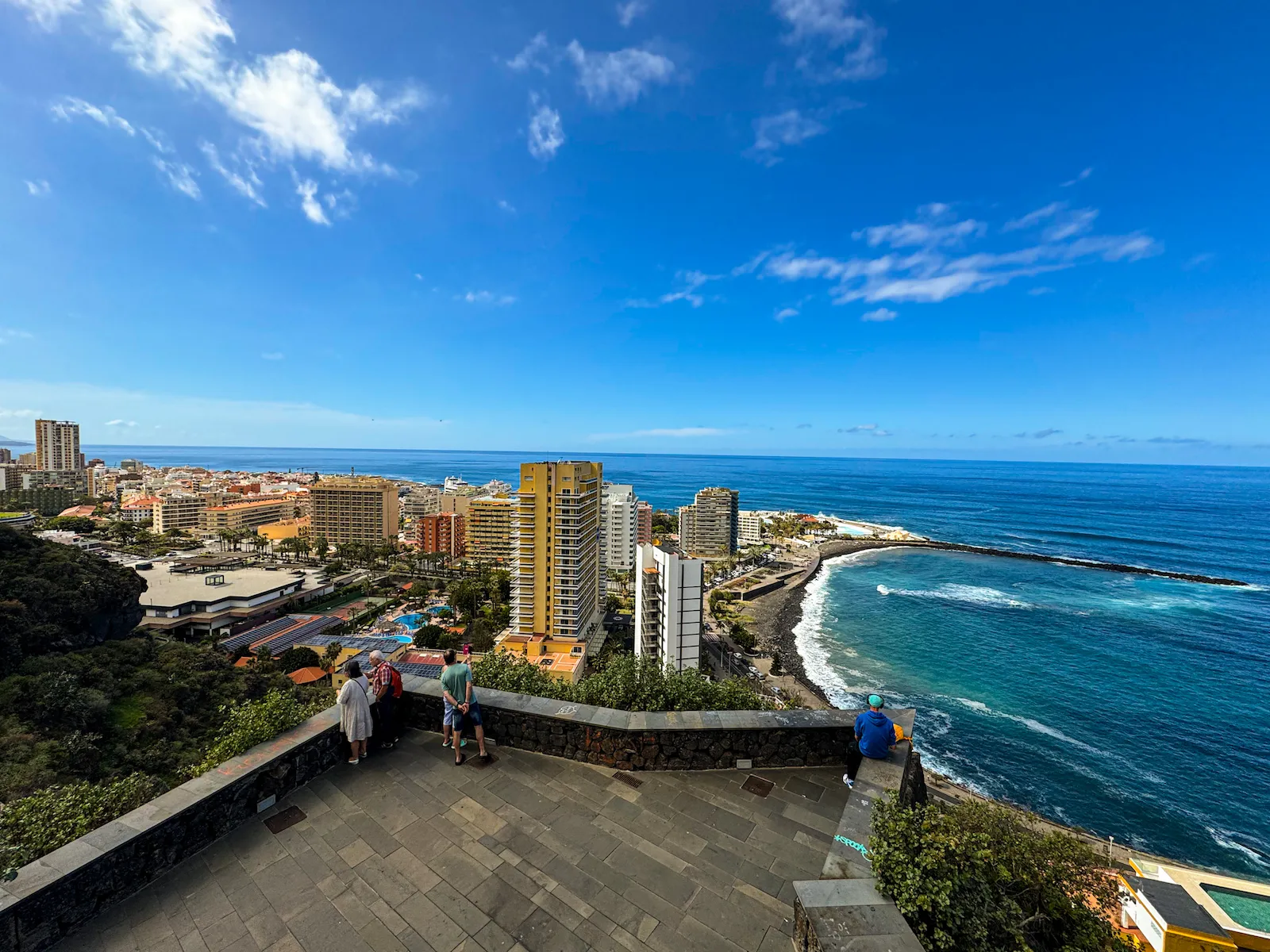 Viewpoint overlooking the coast of Puerto de la Cruz