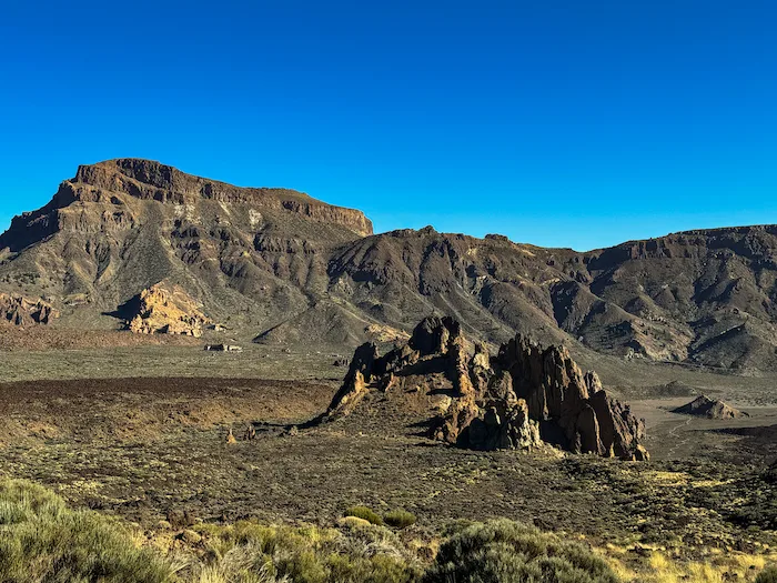 Volcanic landscape around Roques de García