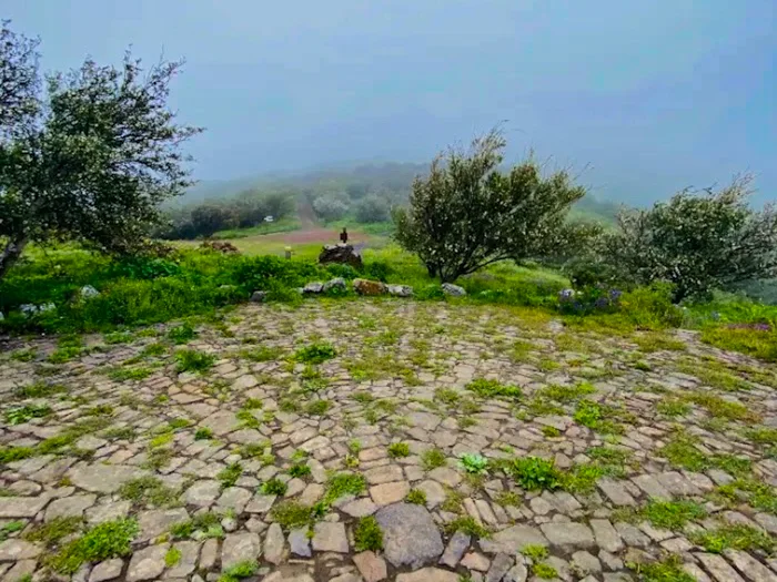 Stone eira along the Masca Hike in the mountains