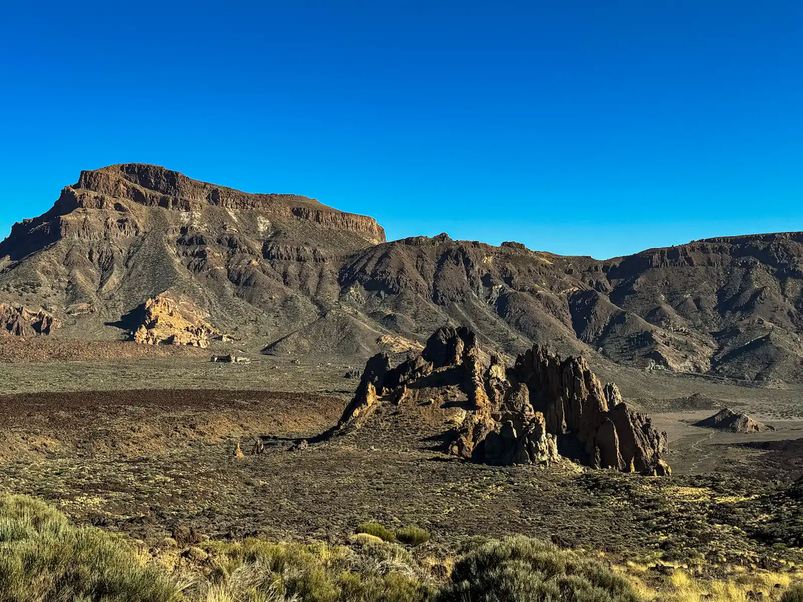 Rock formations in Teide National Park along Pico Viejo route