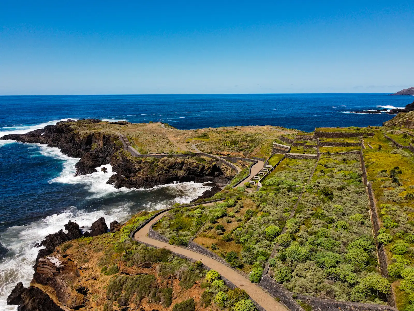 Coastal trail near El Sauzal with panoramic Atlantic views